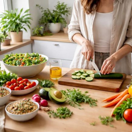 cuisine-moderne-preparation-repas-plantes