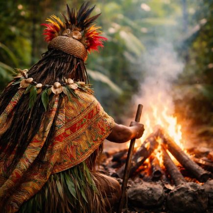 chef-kanak-tenue-traditionnelle-feu-vegetation