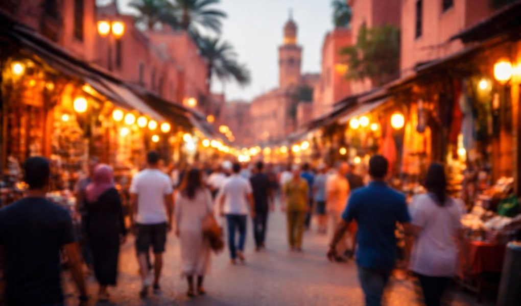 rue-marrakech-batiments-colores-passants