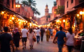 rue-marrakech-batiments-colores-passants