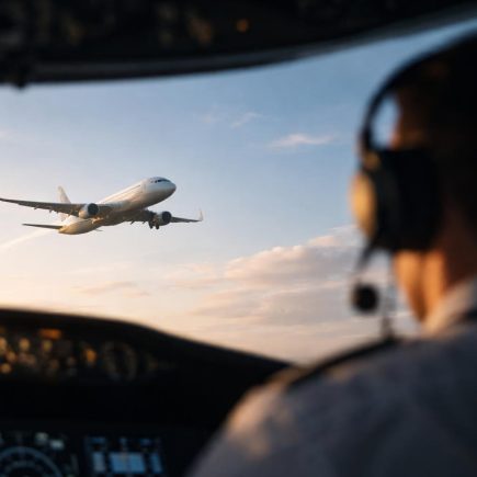 avion-moderne-ciel-clair-nuages