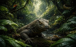 jungle-fidji-reptile-animaux-feuillages