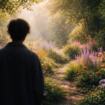 jardin-luxuriant-plantes-fleurs-silhouette