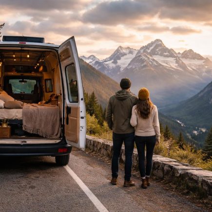 fourgon-route-montagnes-couple-horizon
