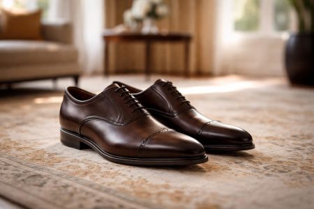 chaussures-elegantes-tapis-luxueux-lumiere-douce