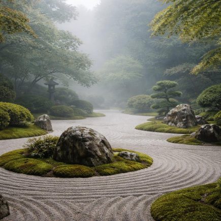 jardin-zen-graviers-pierres-vegetation