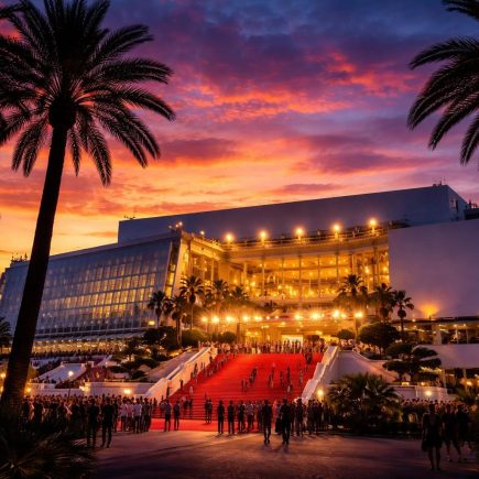 palais-festivals-cannes-coucher-soleil-palmiers