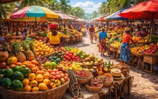 marche-haiti-fruits-artisanat-soleil