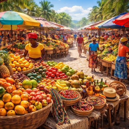 marche-haiti-fruits-artisanat-soleil