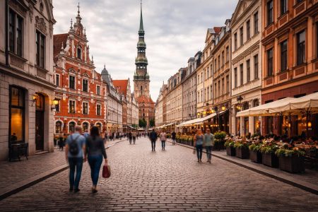 scene-urbaine-lettonie-batiments-paves