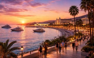 cote-cannes-coucher-soleil-yachts