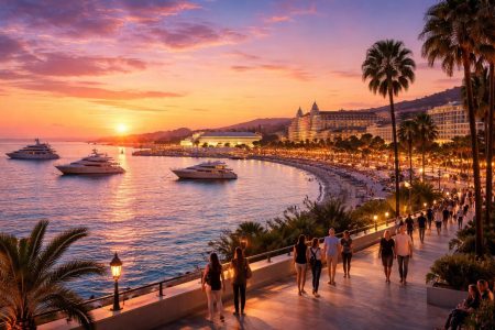 cote-cannes-coucher-soleil-yachts