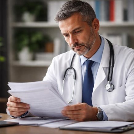 medecin-bureau-documents-etagere-livres