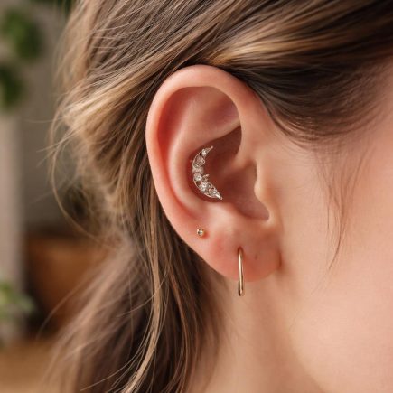 oreille-piercing-argent-bois-plantes