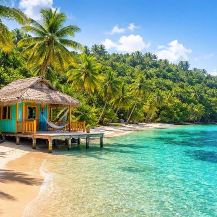 plage-sable-blanc-mer-turquoise-palmiers